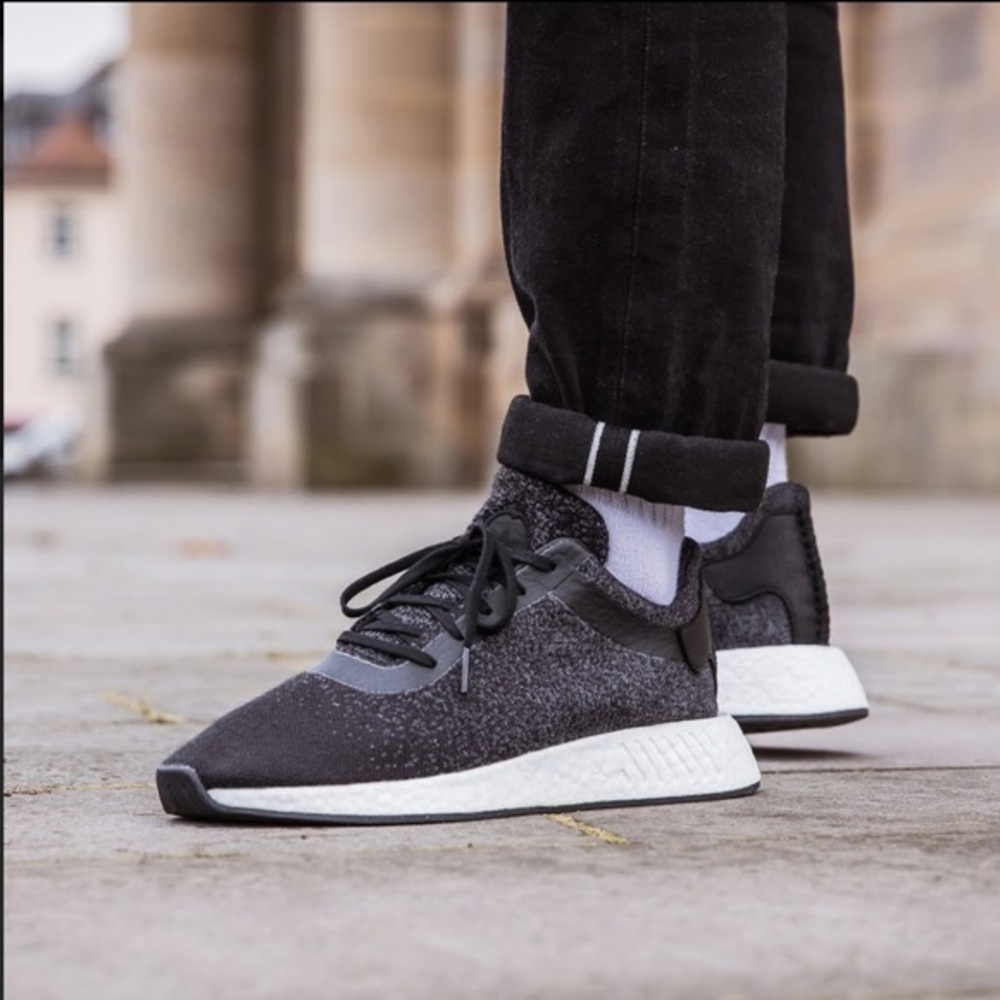 Men’s Adidas WH NMD R2 “Wings + Horns” : Black